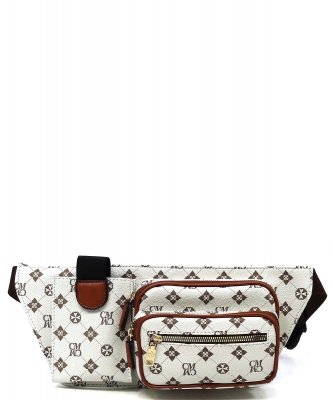 CM Monogram Fanny Bag Waist Bag CM1480 IVORY